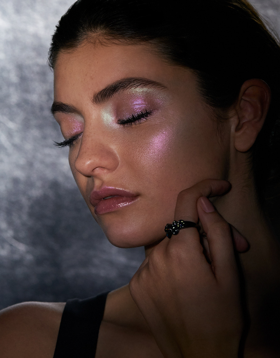 Holo Glitter Shooting for LOV cosmetics  - Marc Wuchner - Beauty Still Life Cosmetic and Texture Photographer, Frankfurt