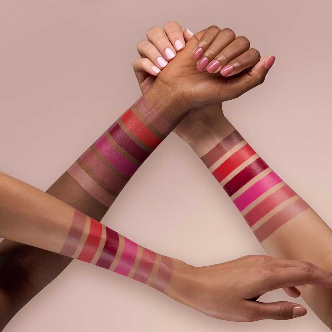 Cosmetic Lip Pen  Arm Swatches • Marc Wuchner • Cosmetic and Texture Photographer