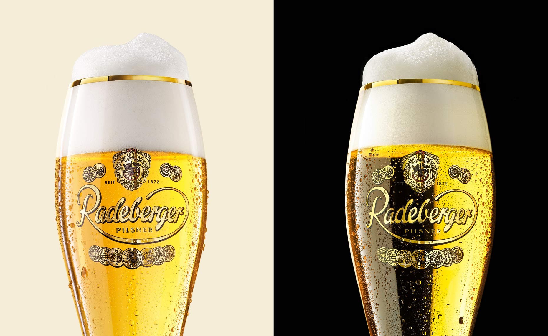Bier Fotografie  Radeberger • Marc Wuchner Getränkefotograf • Bierfotografie in Frankfurt am Main