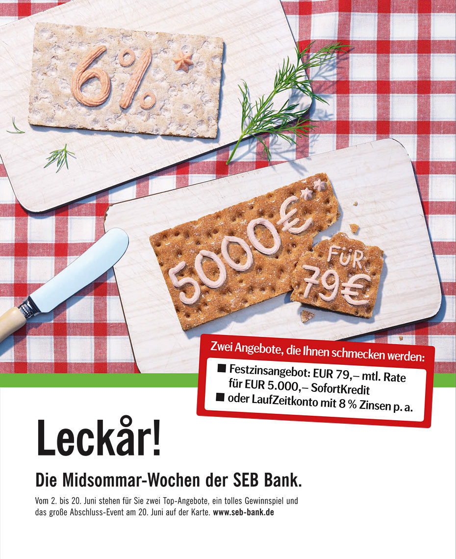 SEB Anzeige- Foodfotograf Marc Wuchner - Foodfotografie aus Frankfurt Germany